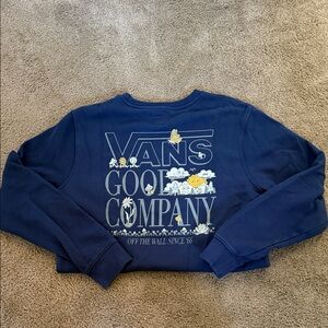 Vans Navy Graphic Sweatshirt